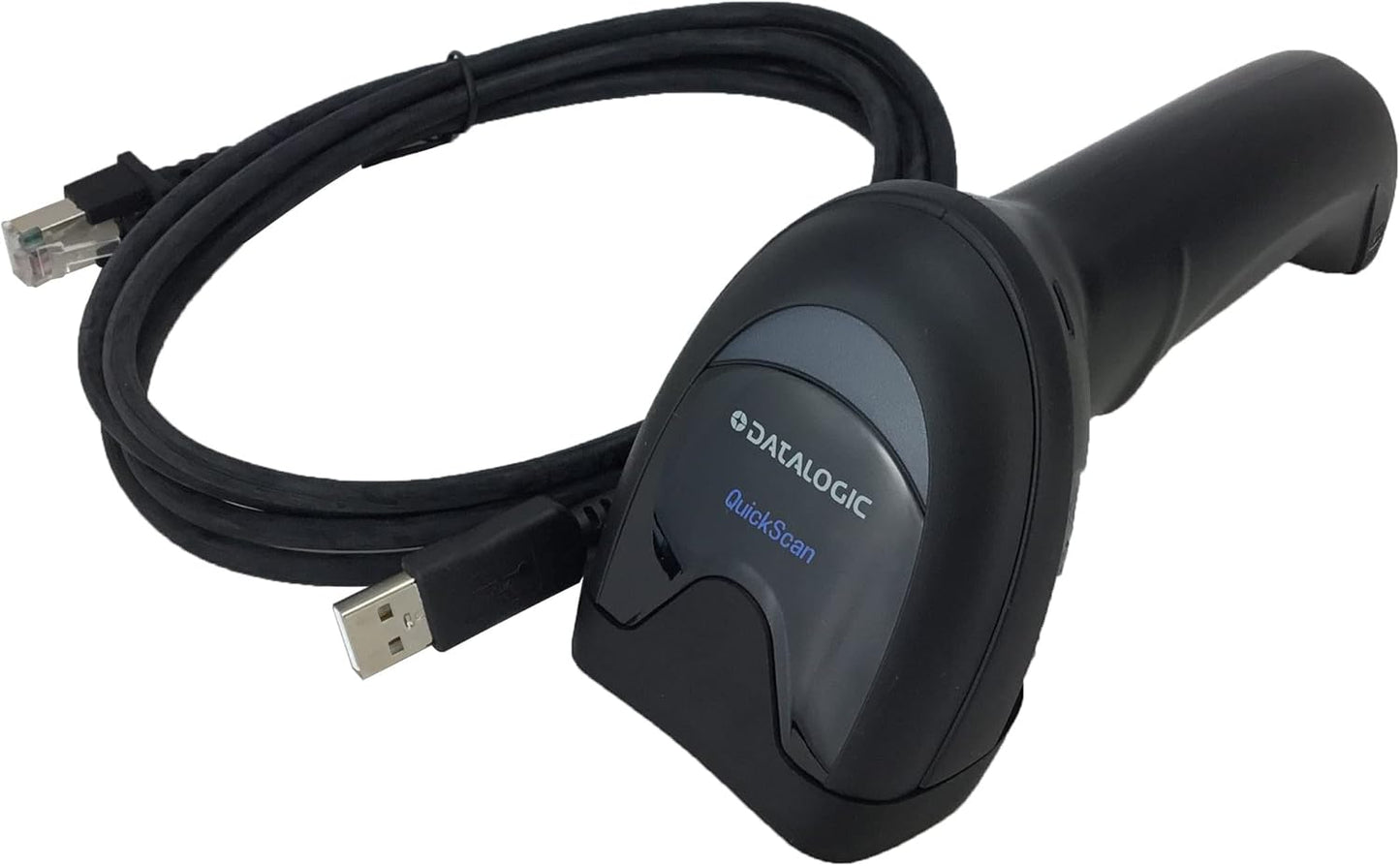 Datalogic QuickScan QD2590 Corded Handheld Omnidirectional Area Imager/Barcode Scanner (Black, 1D, 2D and Postal Codes) with USB Cable