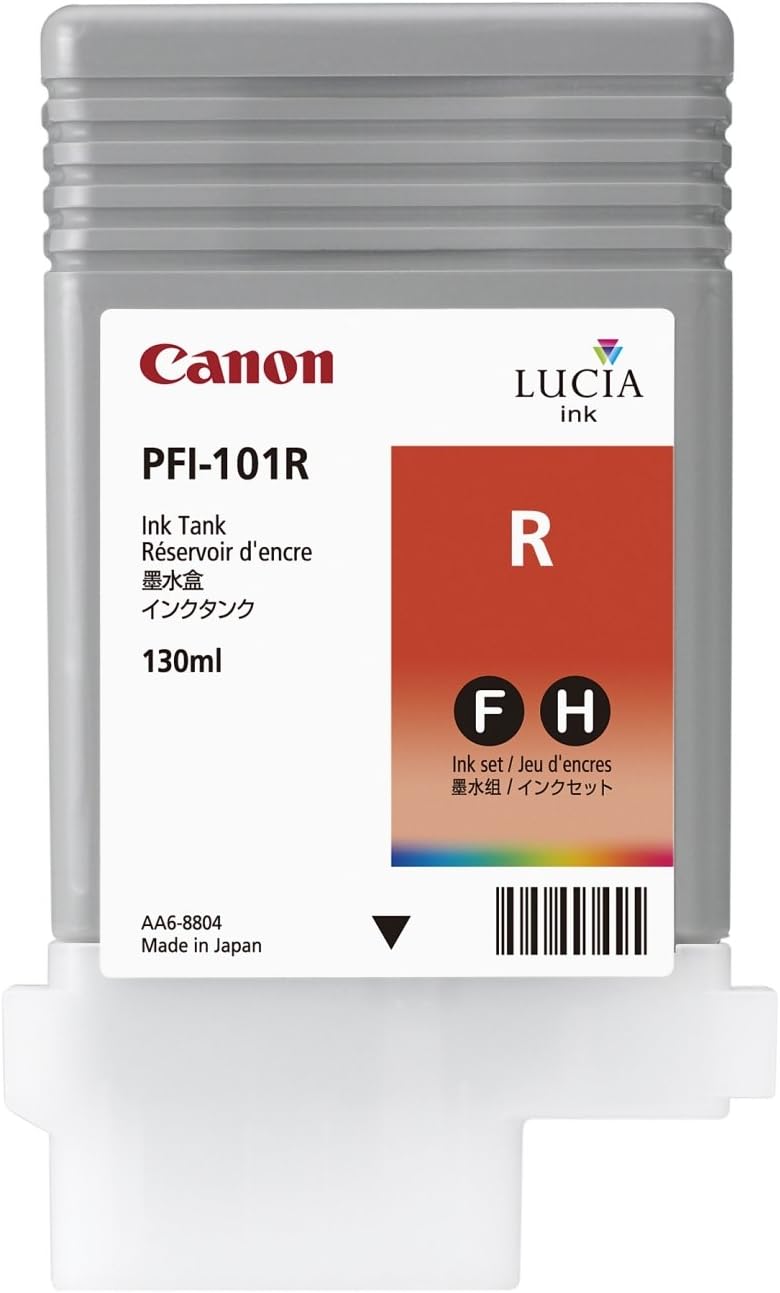 Canon PFI-101R Red Ink Cartridge 130 ml 0889B001