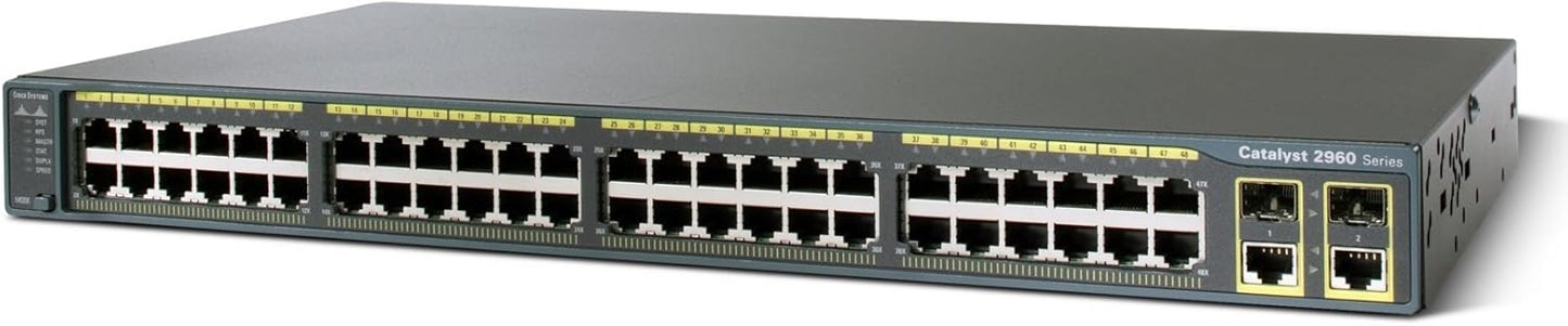 Cisco WS-C2960-48TC-L Catalyst 2960 48-Port 10/100 Managed Switch – 2 WS-C2960-48TC-L