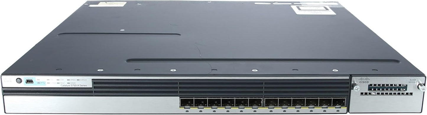 Cisco WS-C3750X-12S-S Catalyst 3750X 12-Port Gigabit SFP Managed Switch WS-C3750X-12S-S