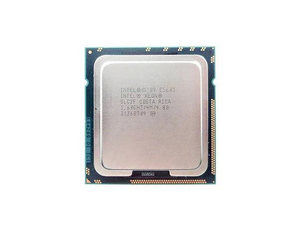 HP 637704-L21 1.60GHz 4.80GT/S QPI 4MB L3 Cache Socket FCLGA1366 Intel Xeon E5603 Quad-Core (4 Core) Processor Kit For ProLiant ML330 G6 HP Part Number: 637704-L21