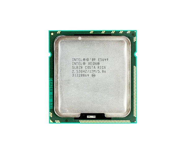 HPE 638876-B21 2.53GHz 5.86GT/S QPI 12MB L3 Cache Socket FCLGA1366 Intel Xeon E5649 Hexa-Core (6 Core) Processor Kit For ProLiant SL170s G6 HPE Part Number: 638876-B21
