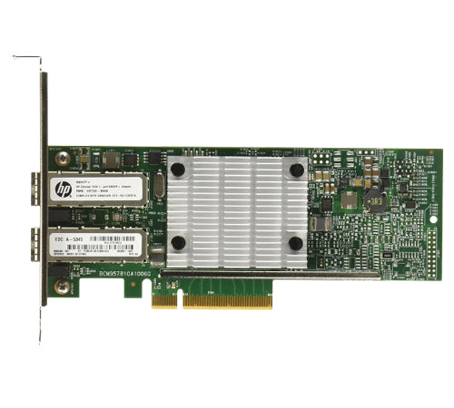 HPE 652503-B21 2-Ports 10GBbE PCI-Express 530SFP+ Ethernet Adapter HPE Part Number: 652503-B21