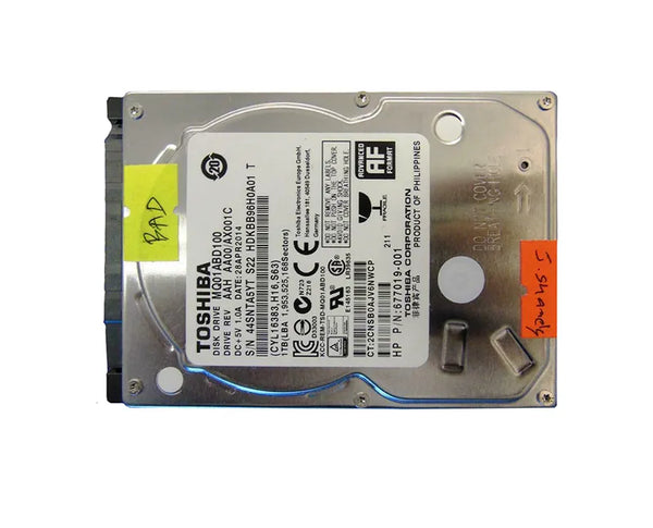 HP 677019-001 1TB 5400RPM SATA 3Gb/S 8MB Cache 2.5-Inch Hard Drive HP Part Number: 677019-001