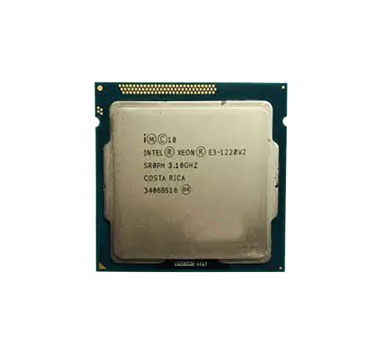 HP 682787-B21 3.10GHz 5.00GT/S DMI 8MB L3 Cache Socket FCLGA1155 Intel Xeon E3-1220V2 Quad-Core (4 Core) Processor For ProLiant DL320e Gen8 HP Part Number: 682787-B21