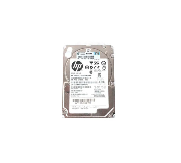 HP 693569-002 450GB 10000RPM SAS 6Gb/S Dual Port Hot-Pluggable Dual Port SFF 2.5-Inch Enterprise Hard Drive HP Part Number: 693569-002