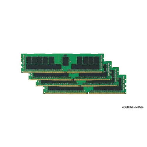 HP 6CN75AV 48GB Kit (6x8GB) DDR4-2933/PC4-23400 RDIMM 288-Pin CL21 Single Rank x8 ECC Registered Memory Module HP Part Number: 6CN75AV