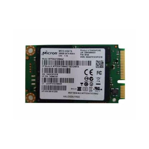 HP 745696-001 Micron M510 256GB mSATA SSD – High-Capacity Flash Storage in Compact Form