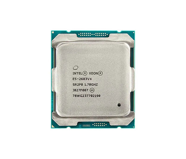 HPE 828357-L21 1.70GHz 6.40GT/S QPI 15MB L3 Cache Socket FCLGA2011-3 Intel Xeon E5-2603V4 Hexa-Core (6 Core) Processor Kit For ProLiant ML150 Gen9 HPE Part Number: 828357-L21