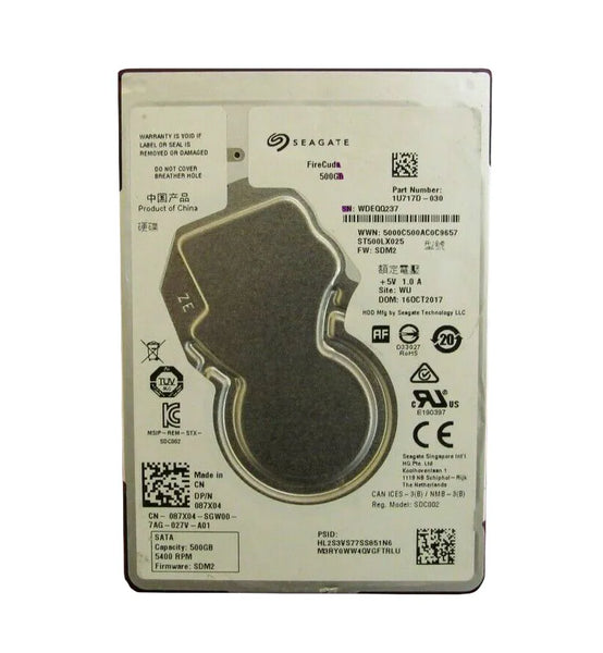 Dell 87X04 500GB 5400RPM SATA 3Gb/S 8GB NAND Flash 128MB Cache 2.5-Inch Hybrid Hard Drive Dell Part Number: 87X04