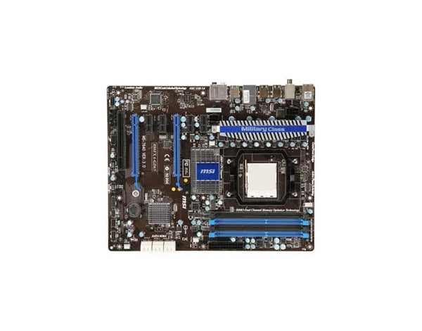 MSI 890FXA-GD65 Desktop Motherboard AMD Socket AM3 PGA-941 ATX 1 X Processor Support 16GB DDR3 SDRAM Maximum RAM CrossFireX Support Serial ATA/600 Controller 2 X PCIe X16 Slot 2 X USB 3.0 Port MSI Part Number: 890FXA-GD65