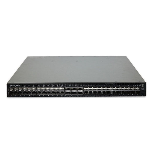 Dell 9H9MN Networking S4148F-ON 48 X SFP+ Ports 10GBase-T + 2 X QSFP+ Ports 40GbE + 4 X QSFP28 Ports 100GbE Layer 3 Managed 1U Rack-Mountable Gigabit Ethernet Network Switch Dell Part Number: 9H9MN