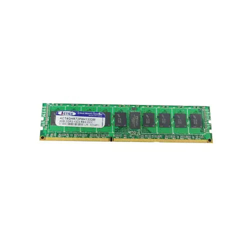 Actica ACT4GHR72P8H1333M 4GB DDR3-1333/PC3-10600 RDIMM 240-Pin CL9 Dual Rank X8 ECC Registered Memory Module ACTICA Part Number: ACT4GHR72P8H1333M