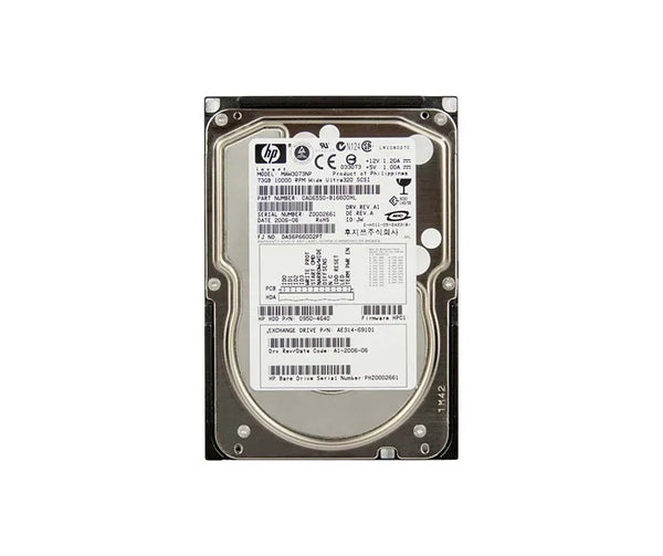 HP AE314-69101U 73GB 10000RPM Ultra320 SCSI LVD 68-Pin 3.5-Inch Hard Drive HP Part Number: AE314-69101U