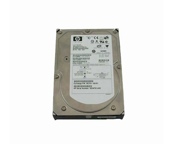 HP AE314A 73GB 10000RPM Ultra320 SCSI LVD 68-Pin 3.5-Inch Hard Drive HP Part Number: AE314A