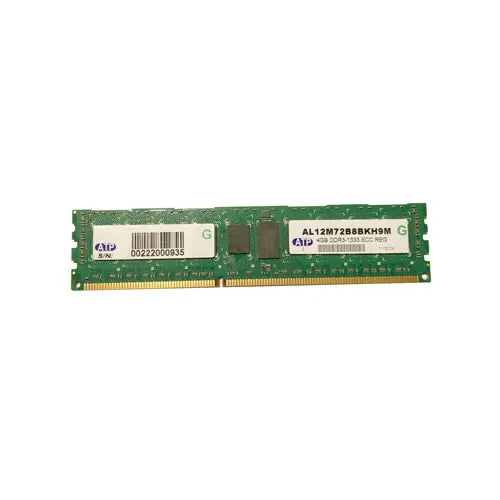 ATP AL12M72B8BKH9M 4GB DDR3-1333/PC3-10600 RDIMM 240-Pin CL9 Dual Rank X4 ECC Registered Memory Module Atp Part Number: AL12M72B8BKH9M