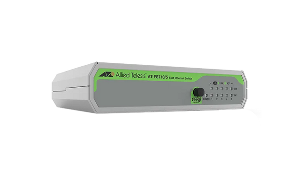 Allied Telesis AT-FS710/5-50 FS710 Series 5 X Ports 10/100Base-TX Rack-Mountable Layer 2 Unmanaged Fast Ethernet Network Switch Allied Telesis Part Number: AT-FS710/5-50