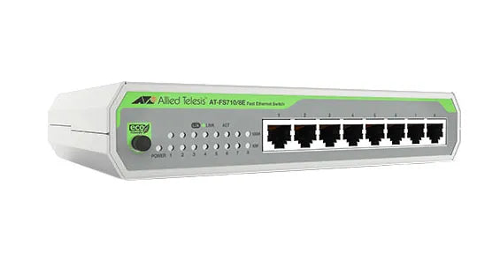 Allied Telesis AT-FS710/8E-30 FS710 Series 8 X Ports 10/100Base-TX Rack-Mountable Layer 2 Unmanaged Fast Ethernet Network Switch Allied Telesis Part Number: AT-FS710/8E-30