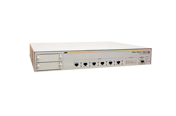 Allied Telesis AT-RPG6-80 Rapier G6 Series 6 X Ports 1000Base-T + 2 X Expansion Bays Gigabit Layer 3 Managed Gigabit Ethernet Network Switch Allied Telesis Part Number: AT-RPG6-80