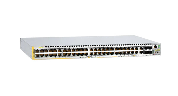 Allied Telesis AT-X310-50FP-40 X310 Series 48 X Ports 10/100Base-T PoE+ + 2 X SFP Combo + 2 X GE Stacking Ports 1U Rack-Mountable Layer 3 Managed Fast Ethernet Stackable Network Switch Allied Telesis Part Number: AT-X310-50FP-40
