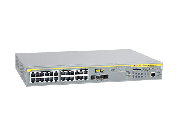 Allied Telesis AT-X610-24TS-POE+-50 X610 Series 20 X Ports 1000Base-T + 4 X Ports SFP Combo Rack-Mountable Layer 3 Managed Gigabit Ethernet Aggregation Network Switch Allied Telesis Part Number: AT-X610-24TS-POE+-50