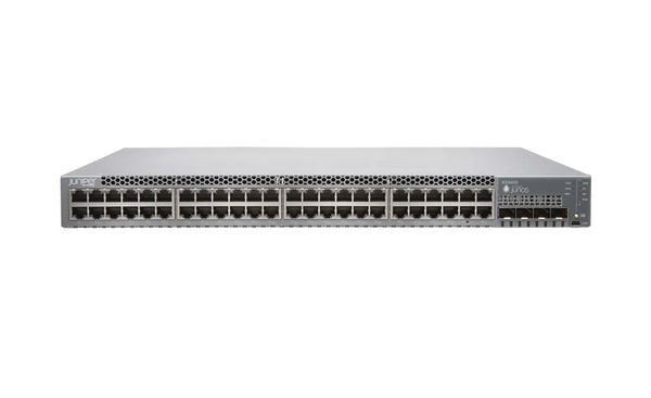 Juniper B-EX3400-48T-3S-E EX3400 Series EX3400-48T 48 X RJ-45 Ports 10/100/1000BaseT + 4 X SFP+ Ports + 2 X QSFP+ Ports Layer 3 Managed 1U Rack-Mountable Gigabit Ethernet Network Switch Juniper Part Number: B-EX3400-48T-3S-E