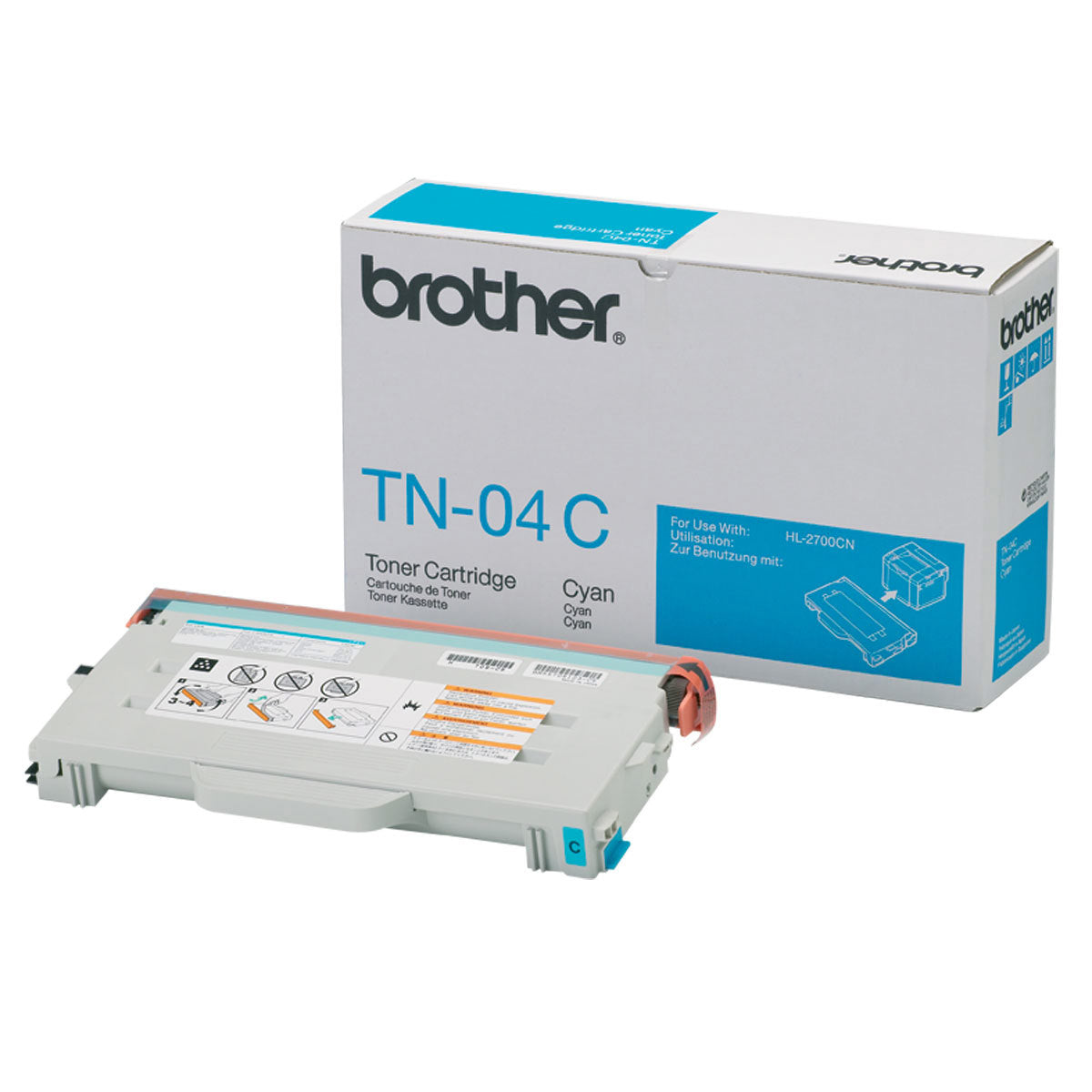 Brother TN-04C Cyan Toner Cartridge – Vibrant Color & High-Yield Performance  BRTN04C