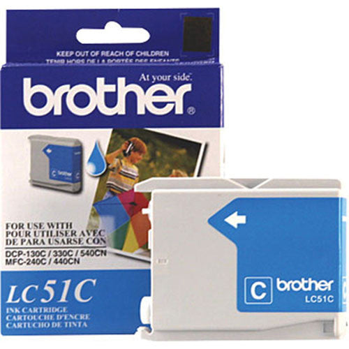 Brother LC51C Innobella Cyan Ink – Vibrant & Long-Lasting Color  BRLC51C