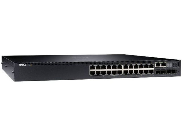 Dell C2THD Networking X1026 24xPorts PoE+ 10/100/1000Base-T + 2xSFP+ Ports + 2xSFP Combo Ports Layer3 Managed 1U Gigabit Ethernet Switch Dell Part Number: C2THD