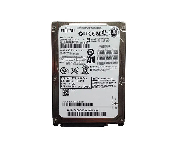 Fujitsu CA06855-B42600DL 120GB 7200RPM SATA 3Gb/S 8MB Cache 2.5-Inch Hard Drive Fujitsu Part Number: CA06855-B42600DL