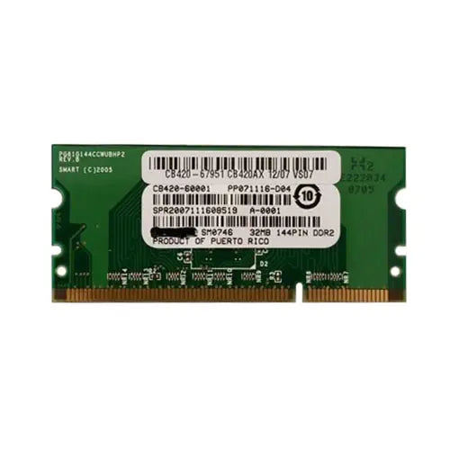 HP CB420-67951 32MB DDR2 144-Pin DIMM Memory For LaserJet P2015/P3005 HP Part Number: CB420-67951