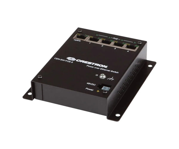 Crestron CEN-SW-POE-5 5-Port PoE Switch Crestron Part Number: CEN-SW-POE-5