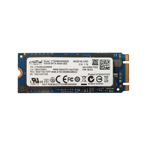 Crucial Technology CT500MX200SSD6 Mx200 500GB M.2 SATA 6Gb/S Internal Solid State Drive