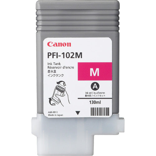 Canon PFI-102M Magenta Ink Tank (130 mL) 0897B001AA