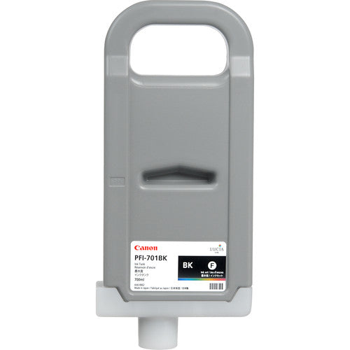 Canon LUCIA PFI-701BK Black Ink Tank (700 mL) 0900B001AA