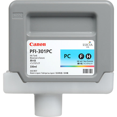 Canon PFI-301PC Photo Cyan Ink Tank (330mL) 1490B001AA