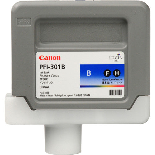 Canon PFI-301B Blue Ink Tank (330mL) 1494B001AA