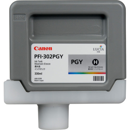 Canon PFI-302 Photo Gray Ink Tank (330mL) 2218B001AA