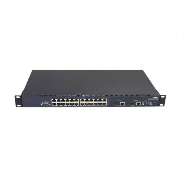 Dell D0801 PowerConnect 3324 24xPorts 10/100Base-T + 2xSFP Ports + 2xPorts 10/100/1000-TX Managed Fast Ethernet Switch Dell Part Number: D0801