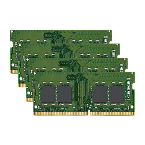HP 6CJ76AV 64GB Kit (4x16GB) DDR4-2666/PC4-21300 SODIMM 260-Pin CL19 Dual Rank X8 Non-ECC Unbuffered Memory Module HP Part Number: 6CJ76AV