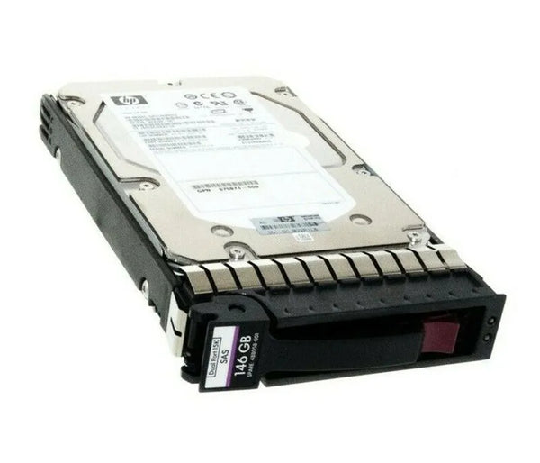 HP DF0146B8052 146GB 15000RPM SAS 3Gb/S SFF Hot-Pluggable Dual Port 3.5-Inch Hard Drive With Tray For Gen1 To Gen7 ProLiant Server HP Part Number: DF0146B8052
