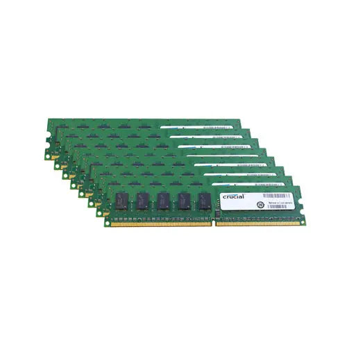 Crucial CT1266184 64GB Kit (8 X 8GB) DDR2-667MHz PC2-5300 ECC Fully Buffered CL5 240-Pin DIMM Memory Upgrade For ASUS DSEB-DG Crucial Part Number: CT1266184