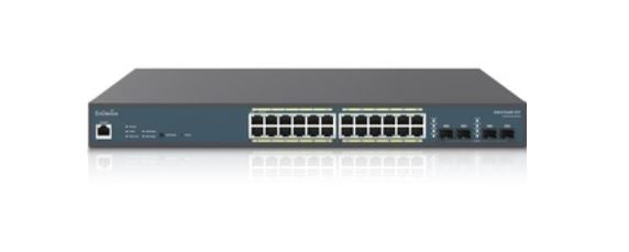 EnGenius EWS7928P-FIT 24-Ports PoE+ 10/100/1000Base-T RJ-45 + 4-Ports 1000Base-X SFP Layer 2 Managed Network Switch EnGenius Part Number: EWS7928P-FIT