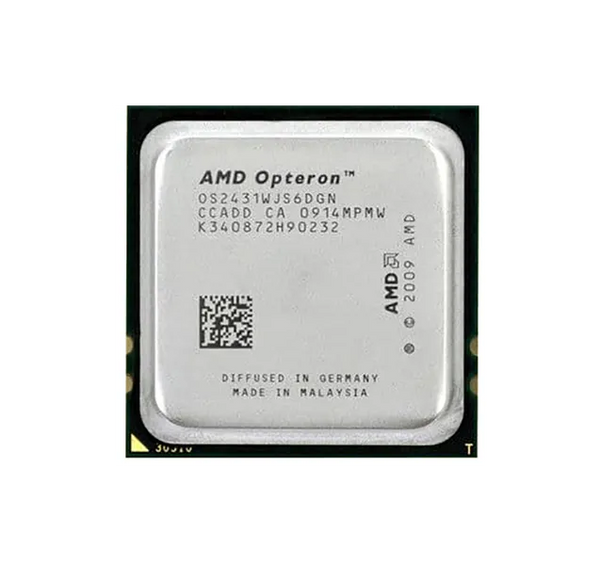 Dell F403T 2.40GHz 2400MHz HTL 6MB L3 Cache Socket F (1207) AMD Opteron 2431 Hexa-Core (6 Core) Processor Dell Part Number: F403T