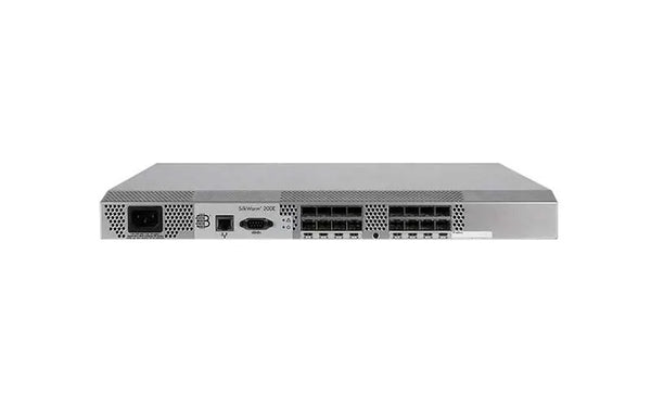 Dell FJ787 SilkWorm 200E 16 X Ports + 4 X Gigabit Ethernet Ports Managed 1U Rack-Mountable Fibre Channel Network Switch Dell Part Number: FJ787
