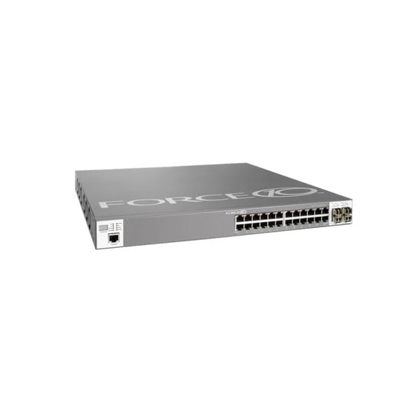 Dell FPKNJ Force10 S25N Data Center 24 X Ports 10/100/1000Base-T + 4 X Shared SFP Ports Layer 3 Managed Gigabit Ethernet Network Switch Dell Part Number: FPKNJ