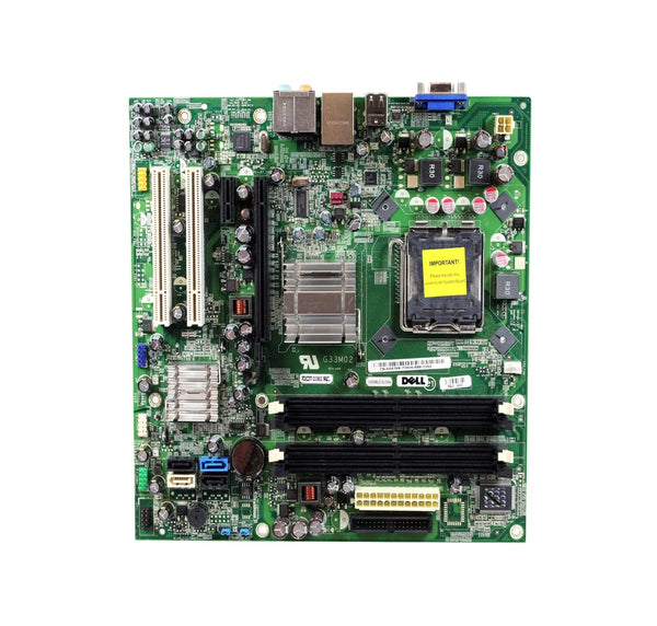 Foxconn G33M02 Socket LGA775 Intel G33 + ICH9 Chipset Micro-ATX System Board (Motherboard) For Inspiron 530 Foxconn Part Number: G33M02