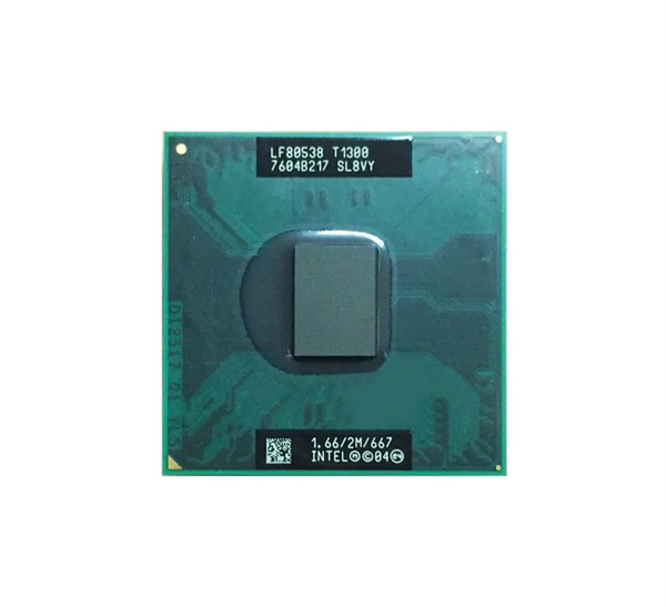 Dell GF261 1.66GHz 667MHz FSB 2MB L2 Cache Socket PBGA479 / PPGA478 Intel Core Solo T1300 Single-Core (1 Core) Processor Dell Part Number: GF261
