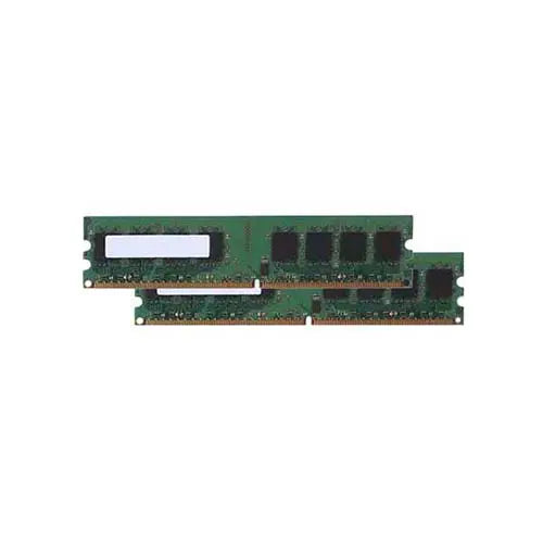 HP GH569AV 4GB Kit (2x2GB) DDR2-800/PC2-6400 UDIMM 240-Pin CL6 Dual Rank X8 Unbuffered Memory Module HP Part Number: GH569AV