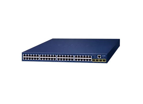 Planet GS-4210-48T4S 48 X Ports 1000Base-T + 4 X Ports SFP Layer 2 1U Rack-Mountable Managed Gigabit Ethernet Switch Planet Part Number: GS-4210-48T4S